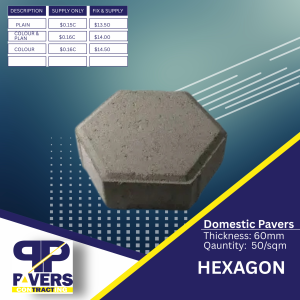 Hexagon Pavers